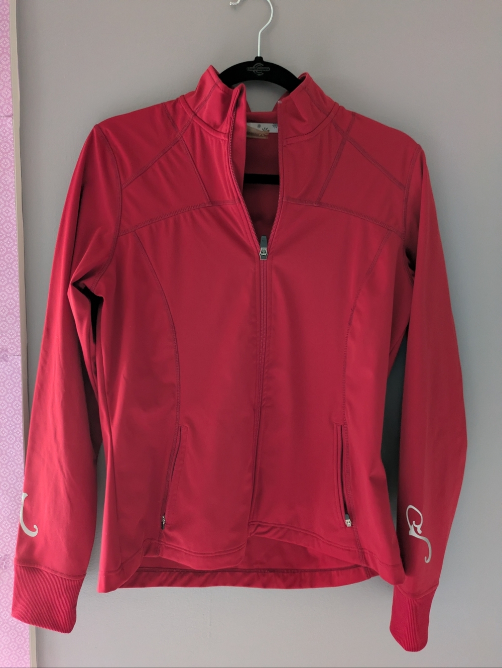 Athleta Jacket M Red